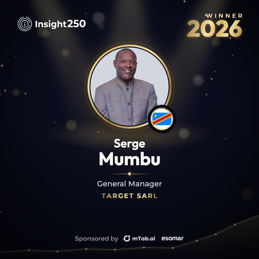 Serge Mumbu Honoured as an Insight250 2026 Laureate